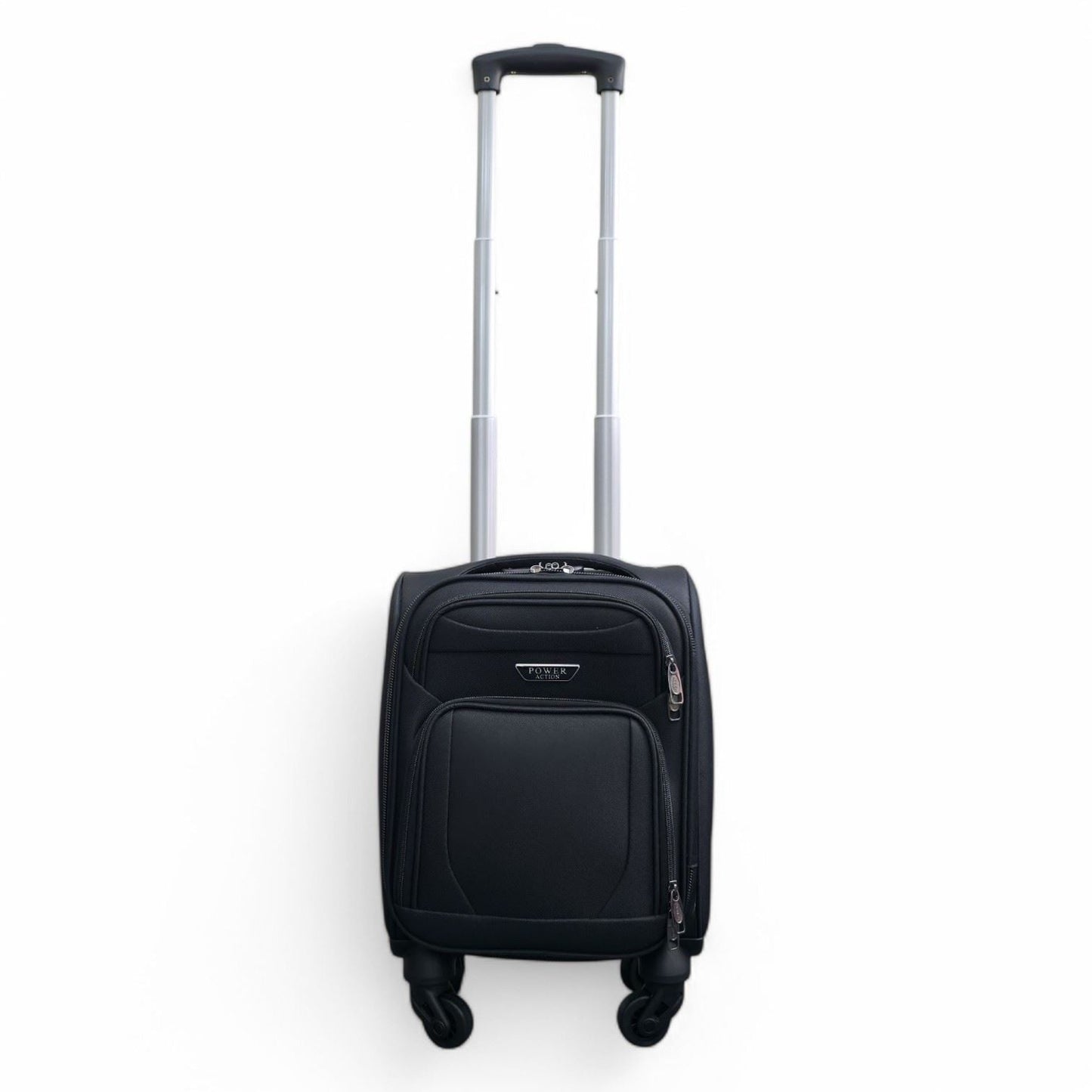 Nagoya Unserseat Soft Shell Suitcase in Black