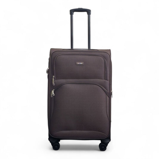 Gosford Medium Soft Shell Suitcase in Brown