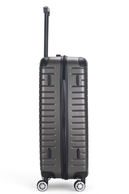 Noda Large Hard Shell Suitcase in Charcoal