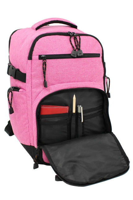 Backpack Rucksack 40x20 x25 cm Underseat Travel Cabin Bag for Ryanair, Easy Jet Pink