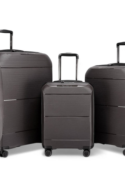 Abiko Set of 3 Hard Shell Suitcase in Grey