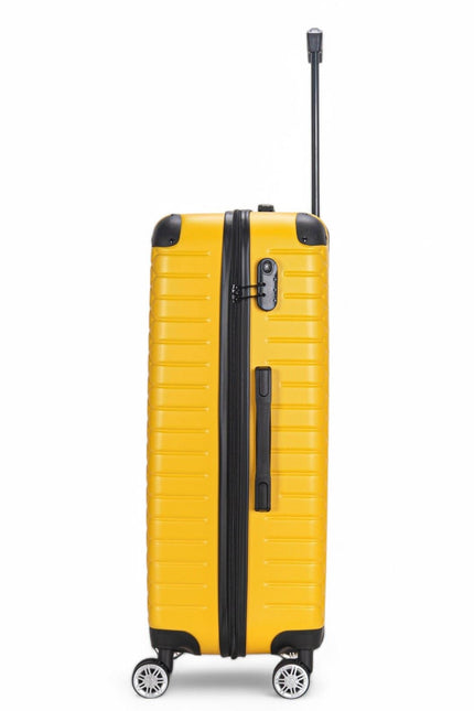 Noda Large Hard Shell Suitcase in Yellow