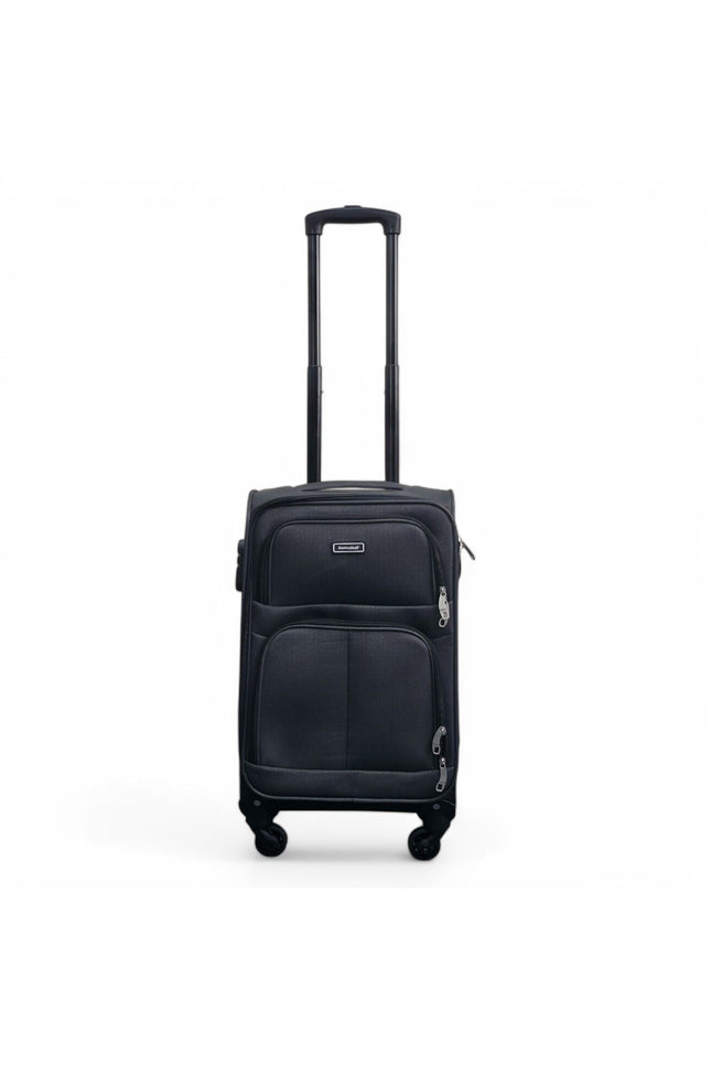 Tahara Cabin Soft Shell Suitcase in Grey