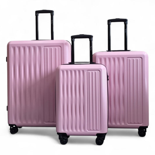 Croydon Set of 3 Hard Shell Suitcase in Pink