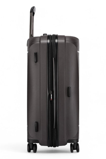 Abiko Large Hard Shell Suitcase in Grey