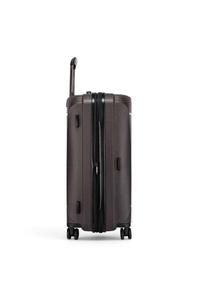 Abiko Large Hard Shell Suitcase in Grey