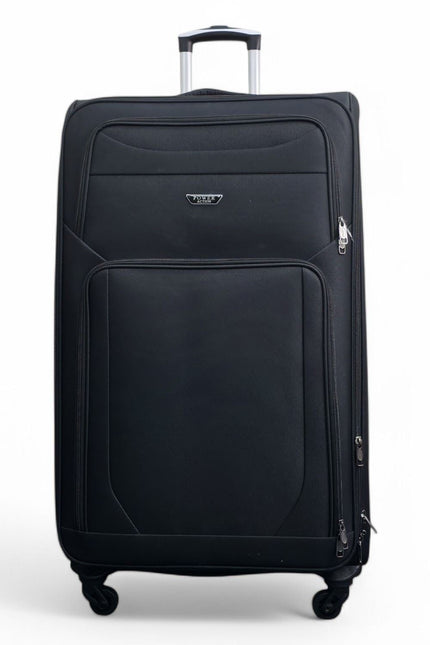 Nagoya X-Large Soft Shell Suitcase in Black