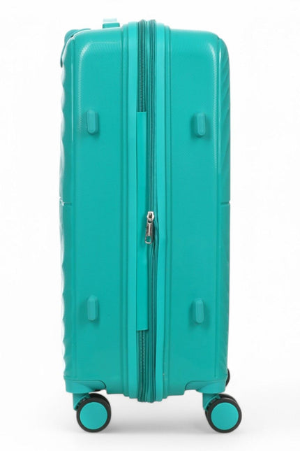 Balranald Medium Hard Shell Suitcase in Aqua Blue