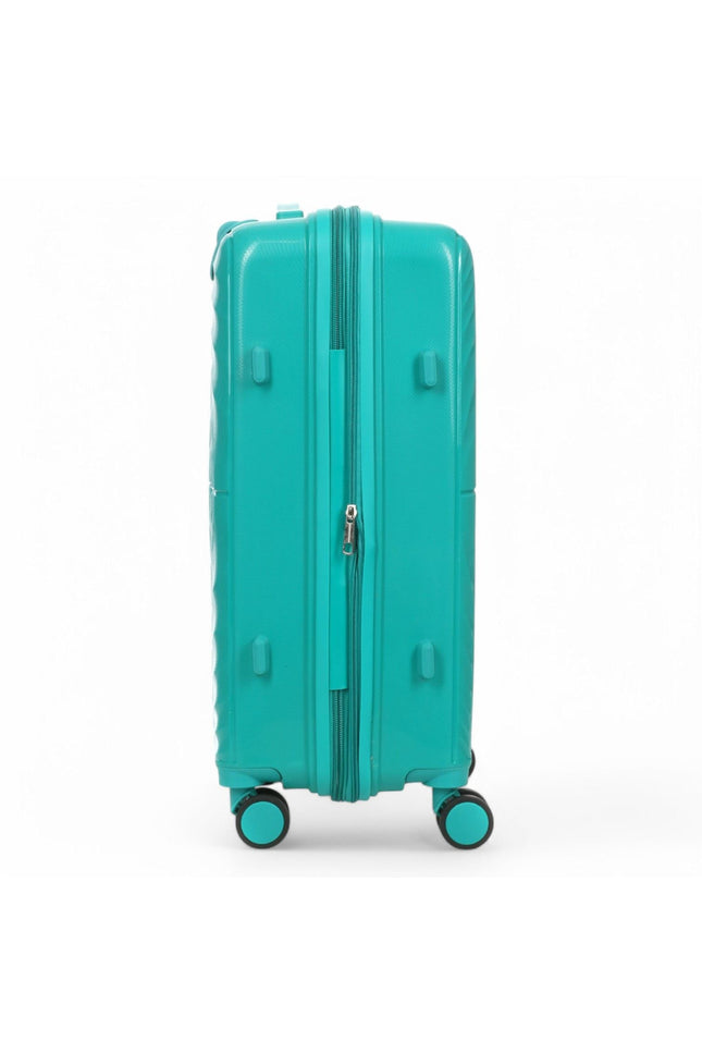 Balranald Medium Hard Shell Suitcase in Aqua Blue