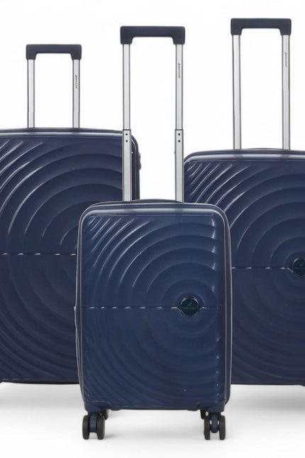 Balranald Set of 3 Hard Shell Suitcase in Dark Blue