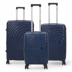 Balranald Set of 3 Hard Shell Suitcase in Dark Blue