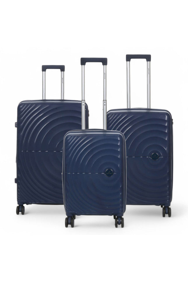 Balranald Set of 3 Hard Shell Suitcase in Dark Blue