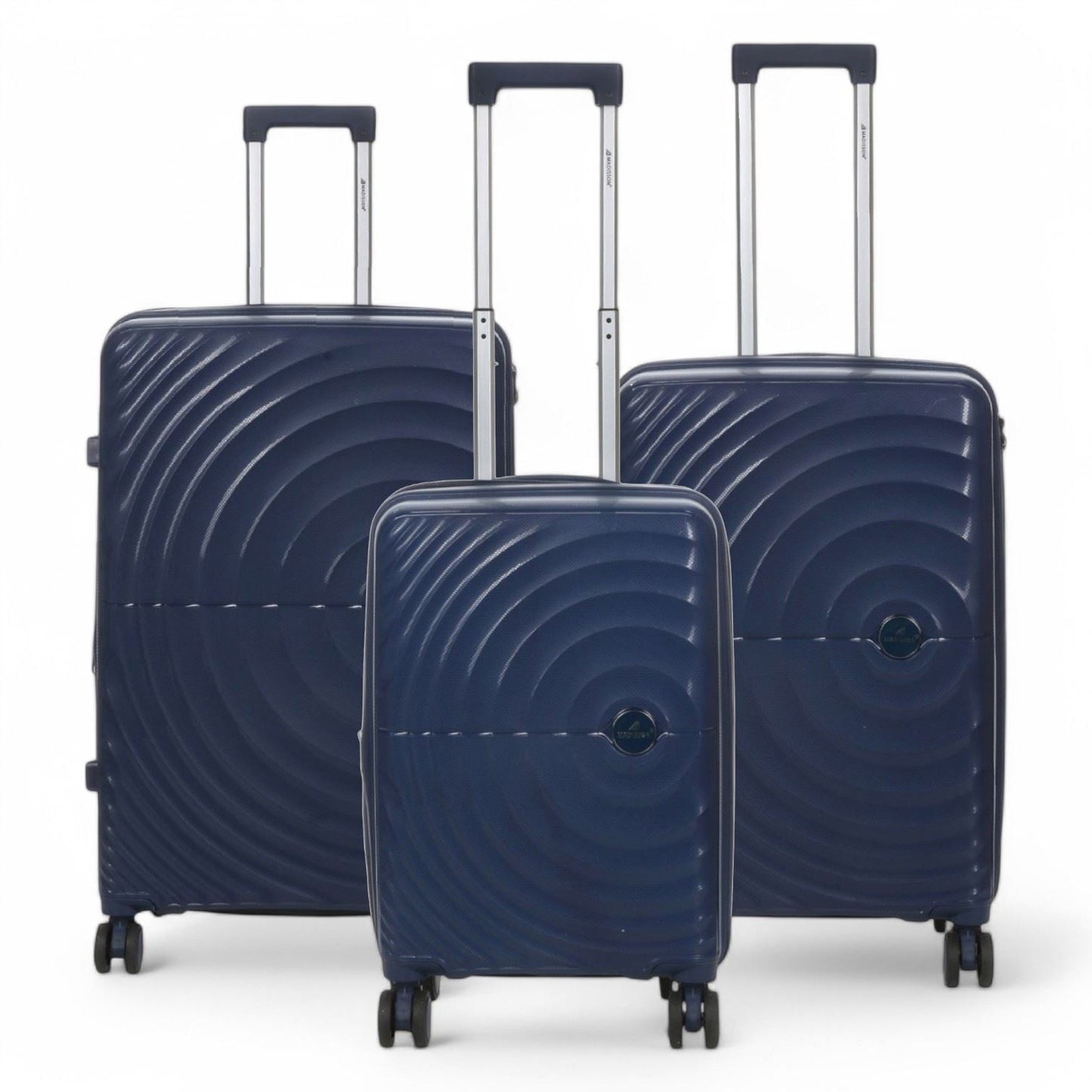 Balranald Set of 3 Hard Shell Suitcase in Dark Blue