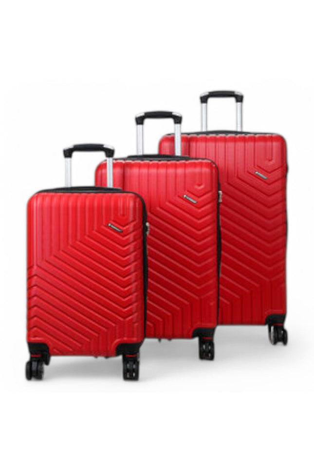 Bega Set of 3 Hard Shell Suitcase in Red