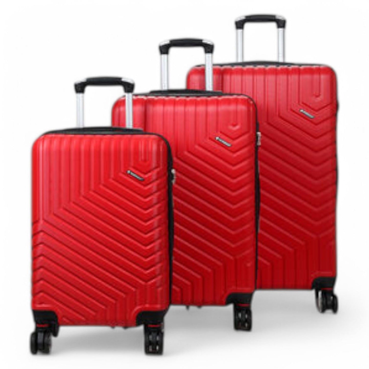 Bega Set of 3 Hard Shell Suitcase in Red