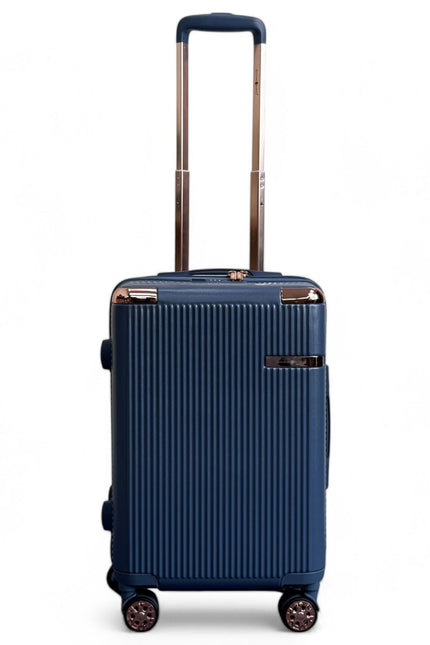 Cowra Cabin Hard Shell Suitcase in Navy Blue