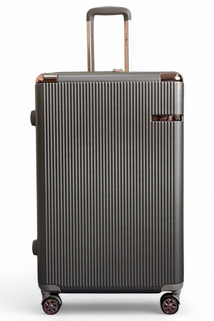 Cowra Large Hard Shell Suitcase in Champagne ( Beige )
