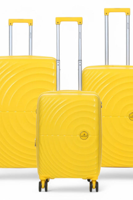Balranald Set of 3 Hard Shell Suitcase in Yellow