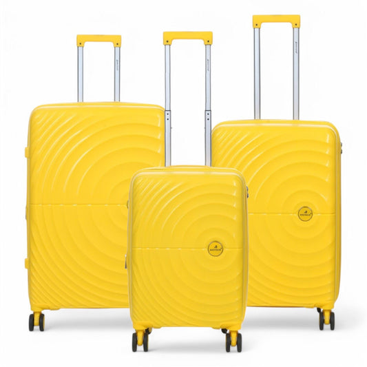 Balranald Set of 3 Hard Shell Suitcase in Yellow