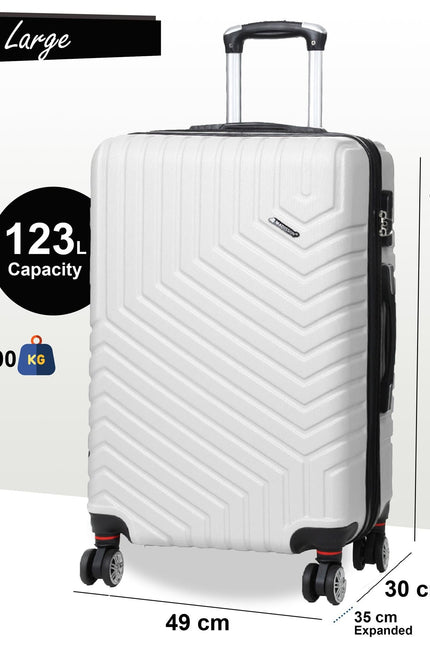 Bega Large Hard Shell Suitcase in White