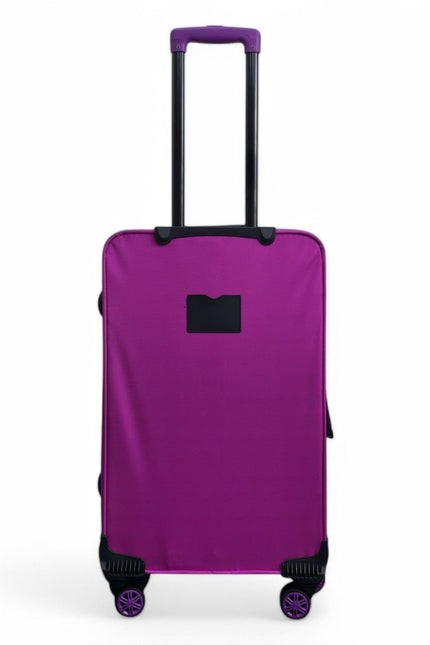 Handa Medium Soft Shell Suitcase in Pink