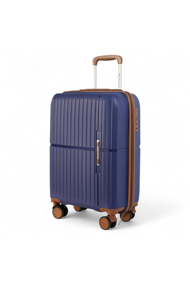 Corowa Large Hard Shell Suitcase in Teal Blue