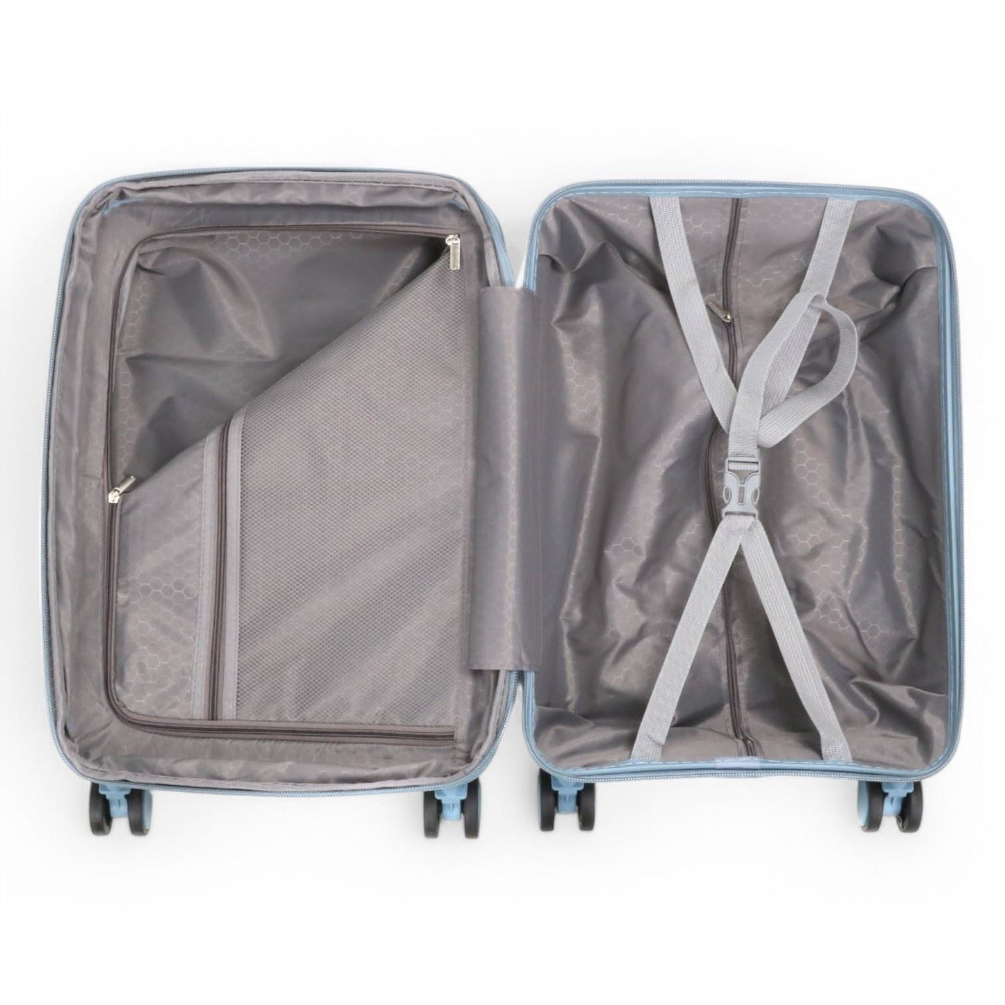 Balranald Cabin Hard Shell Suitcase in Sky Blue