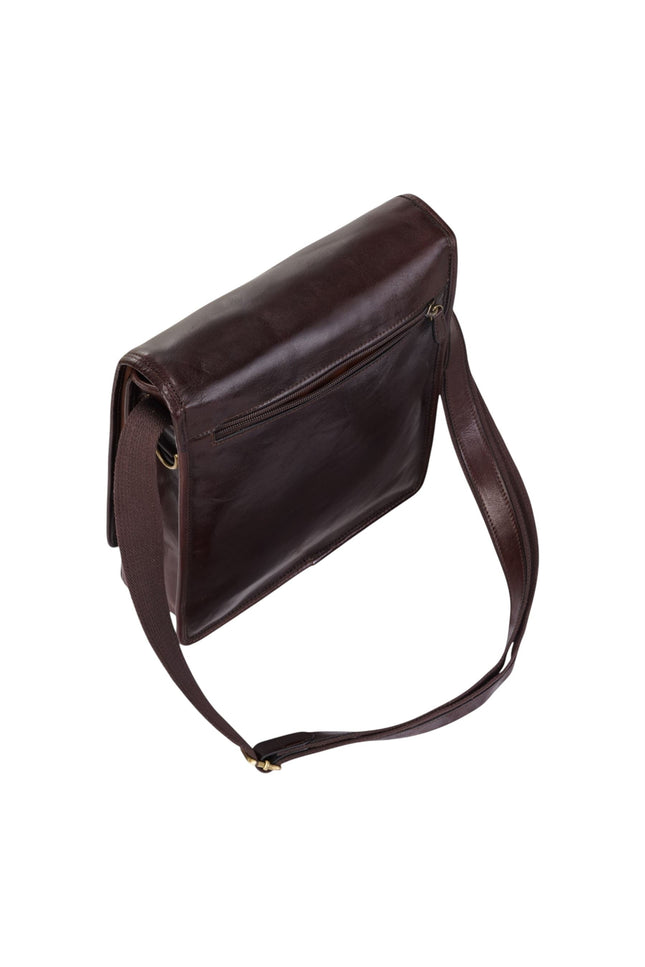 Leather Vintage Brown Messenger Shoulder Crossbody Travel Business Bag - Ranger