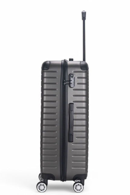 Noda Large Hard Shell Suitcase in Charcoal