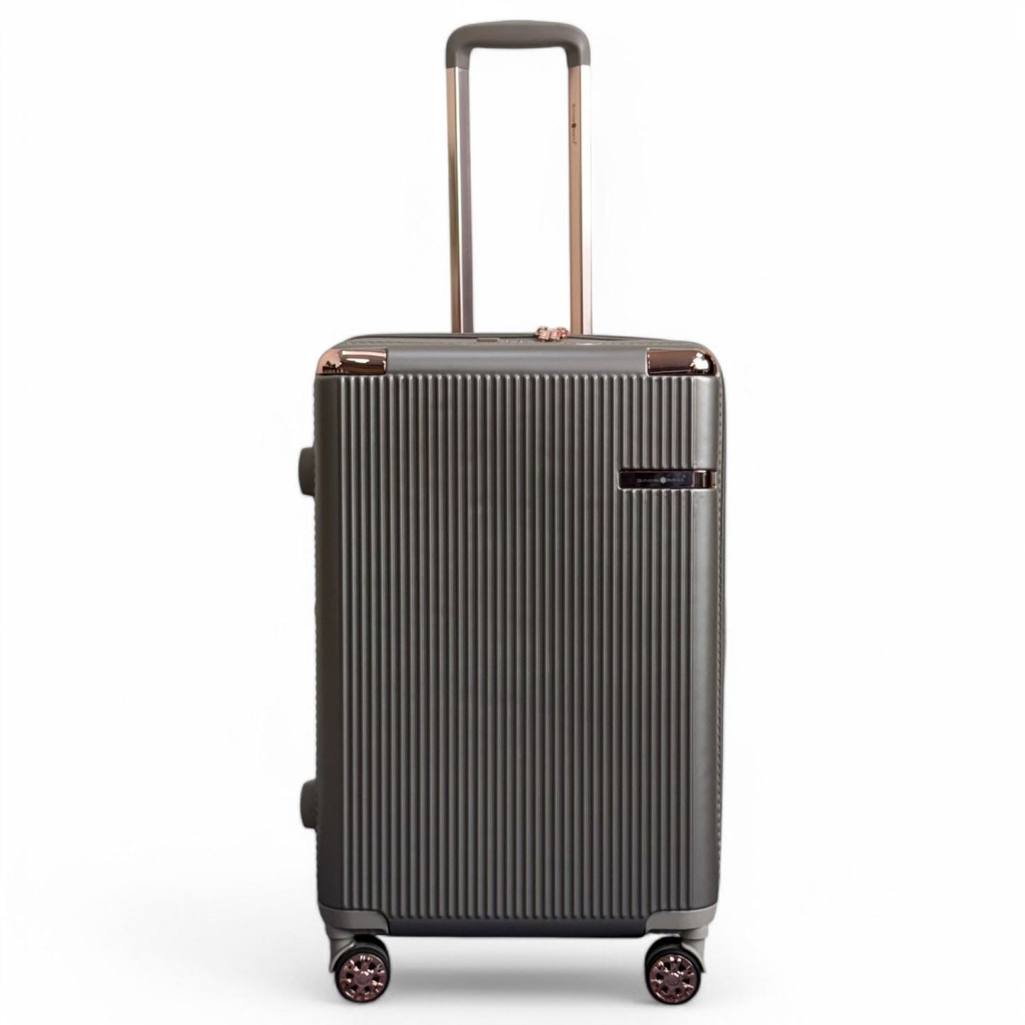 Cowra Medium Hard Shell Suitcase in Champagne ( Beige )
