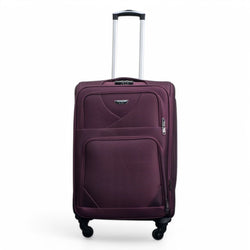 Nagoya Medium Soft Shell Suitcase in Purple