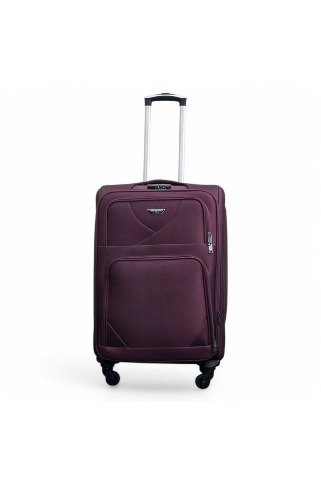 Nagoya Medium Soft Shell Suitcase in Purple