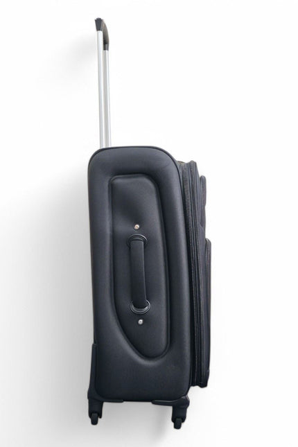 Nagoya Medium Soft Shell Suitcase in Black