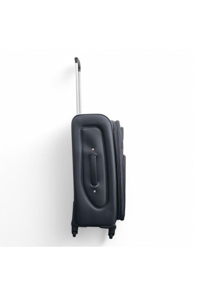 Nagoya Medium Soft Shell Suitcase in Black