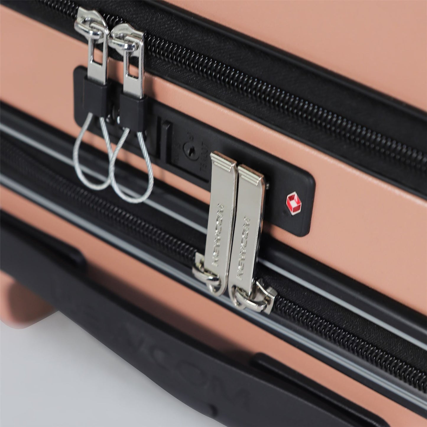 Durable EasyJet Ryanair 39 x 26 x 51.5 cm Pink Front Open Cabin Luggage Travel Suitcase