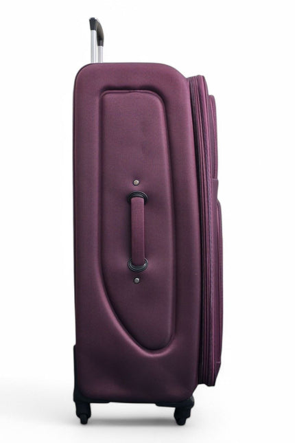 Nagoya X-Large Soft Shell Suitcase in Purple