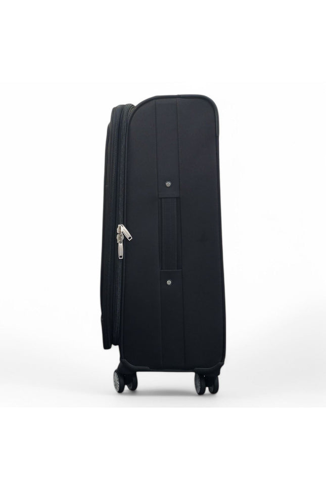 Forbes Medium Soft Shell Suitcase in Black
