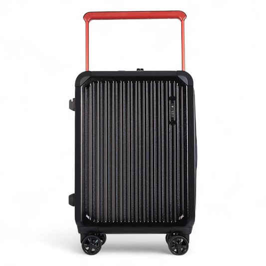 Hard Shell Black Rimowa Inspired TSA Cabin Luggage Suitcase Durable Spinner Carry-On