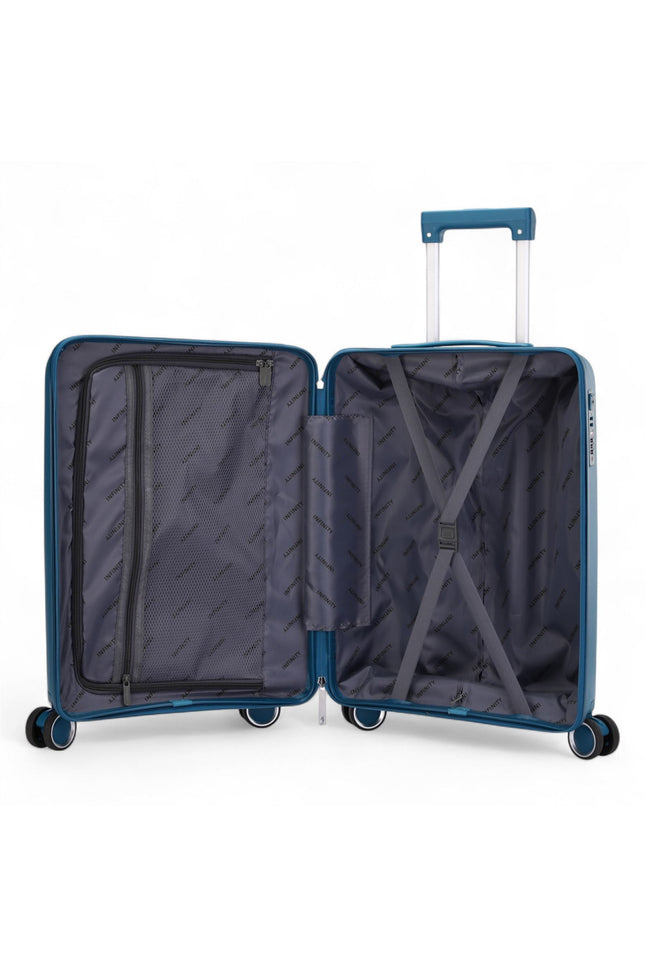 Burnaby Cabin Hard Shell Suitcase in Teal Blue