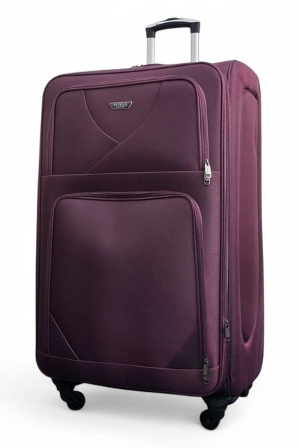 Nagoya X-Large Soft Shell Suitcase in Purple