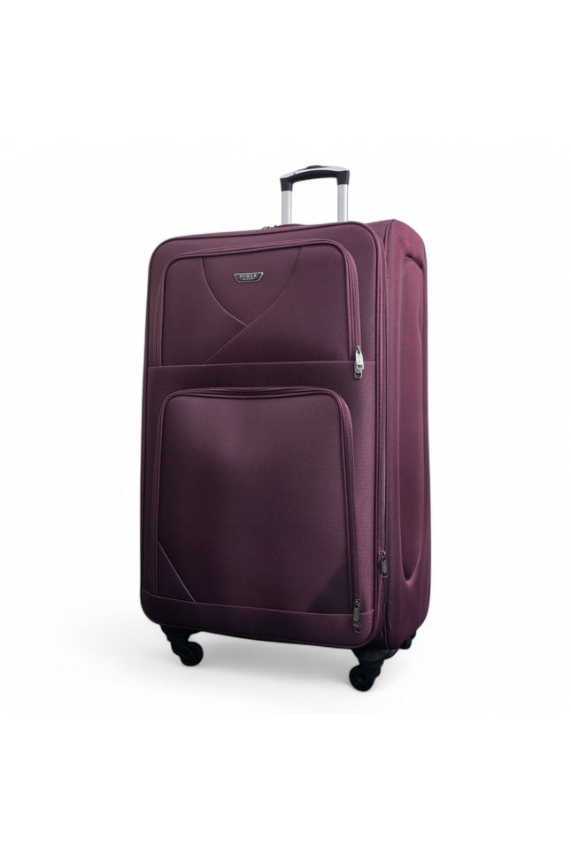 Nagoya X-Large Soft Shell Suitcase in Purple