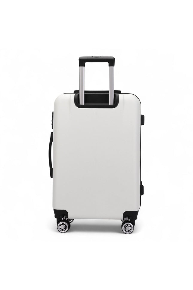 Calgary Large Hard Shell Suitcase in Cream White
