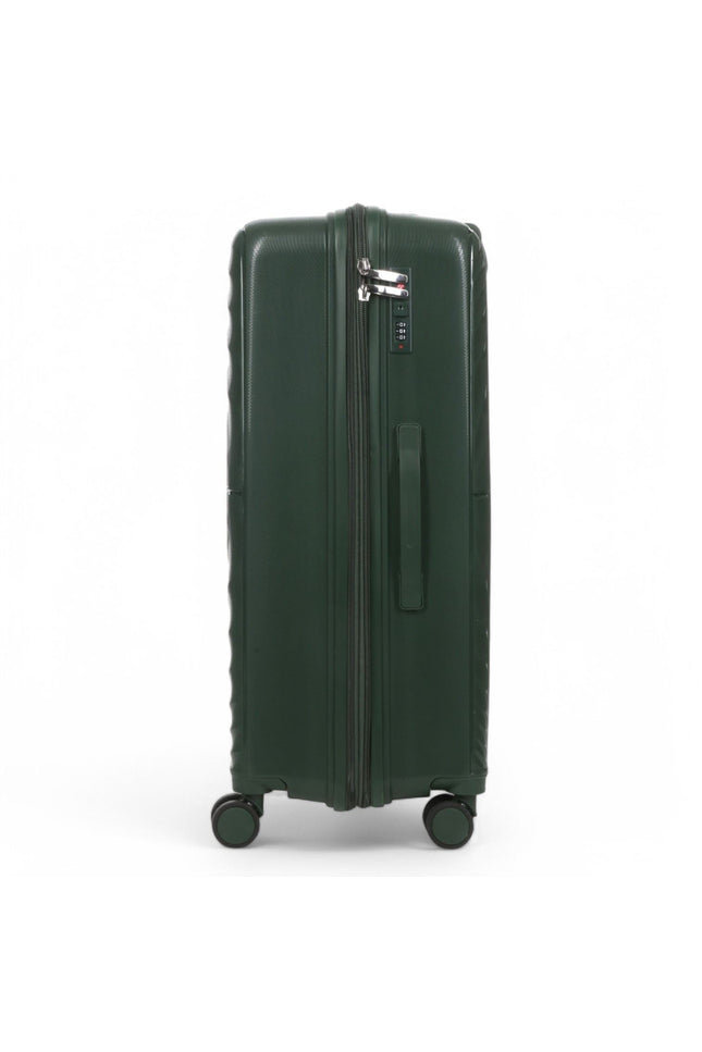 Balranald Large Hard Shell Suitcase in Dark Green
