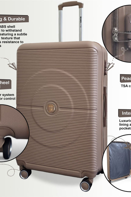 Seto Medium Hard Shell Suitcase in Gold