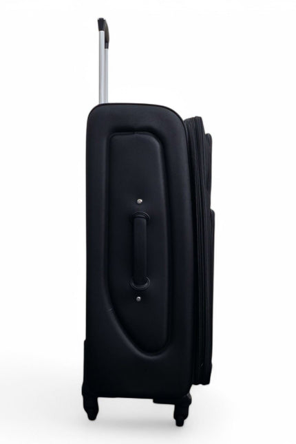 Nagoya Large Soft Shell Suitcase in Black