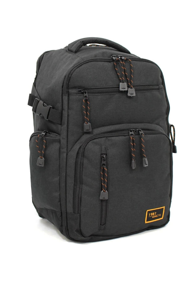 Backpack Rucksack 40x20 x25 cm Underseat Travel Cabin Bag for Ryanair, Easy Jet Black