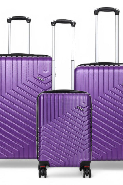 Bega Set of 3 Hard Shell Suitcase in Purple
