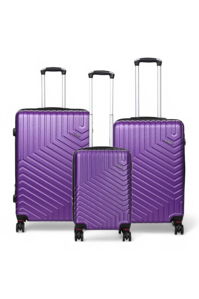 Bega Set of 3 Hard Shell Suitcase in Purple