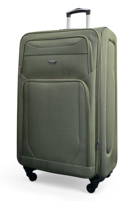 Nagoya X-Large Soft Shell Suitcase in Khaki