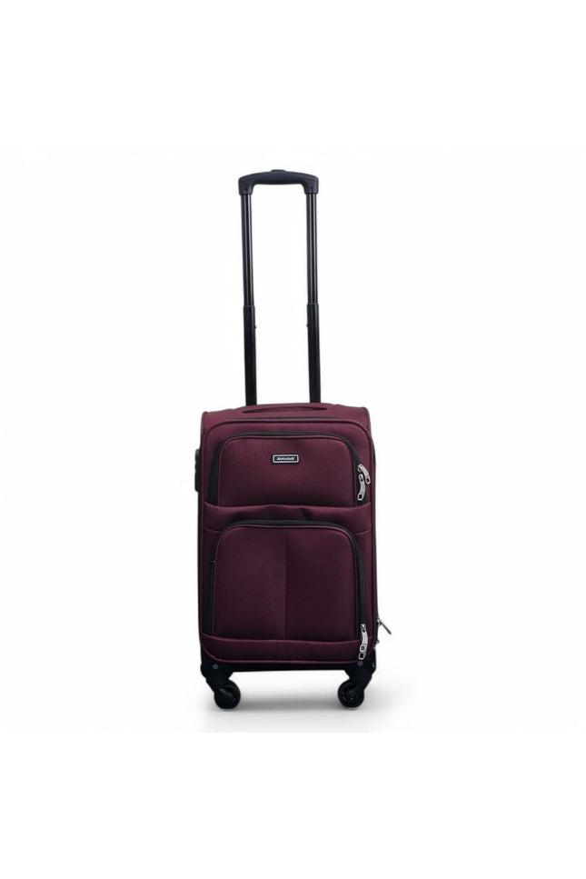 Tahara Cabin Soft Shell Suitcase in Wine